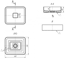 Misty Мебель для ванной Челси 60 белая – фотография-7